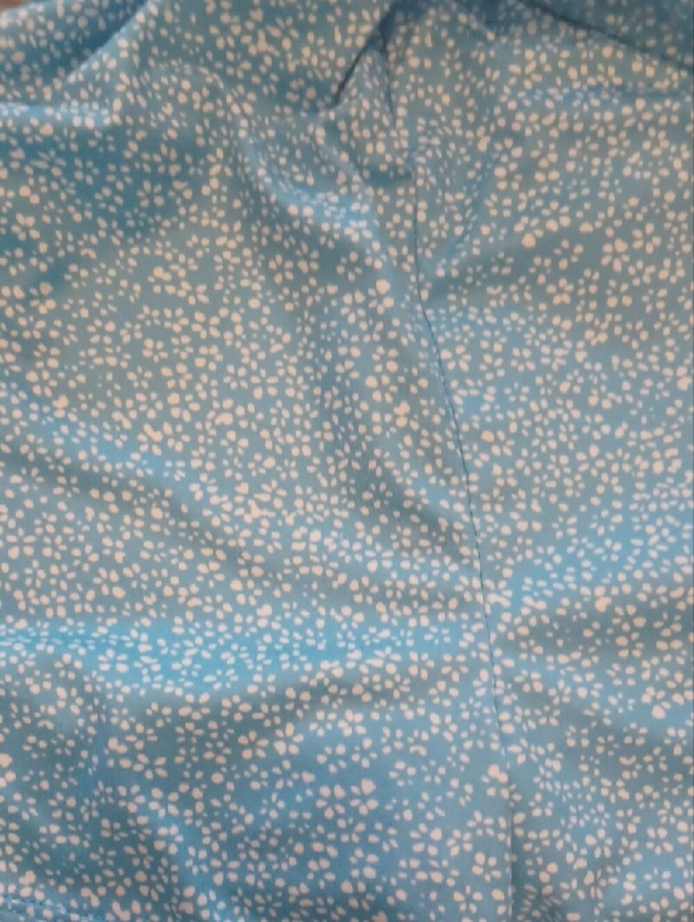 Light Blue Floral Girl Romper - Picture 2 of 5